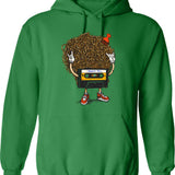 Awesome Mix Vol. Funky Hoodie - Retro Graphic Pullover Hoodie for Men & Women - Green