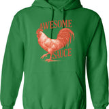 Awesome Sauce Rooster Shirt (as Seen In The Accountant 2) Hoodie - Green
