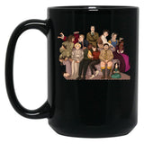 BBC Ghosts My Family Black Coffee Mug, Gift Coffee Mug - Black