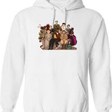 BBC Ghosts My Family Graphic Pullover Hoodie - White