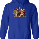 BBC Ghosts My Family Graphic Pullover Hoodie - Blue