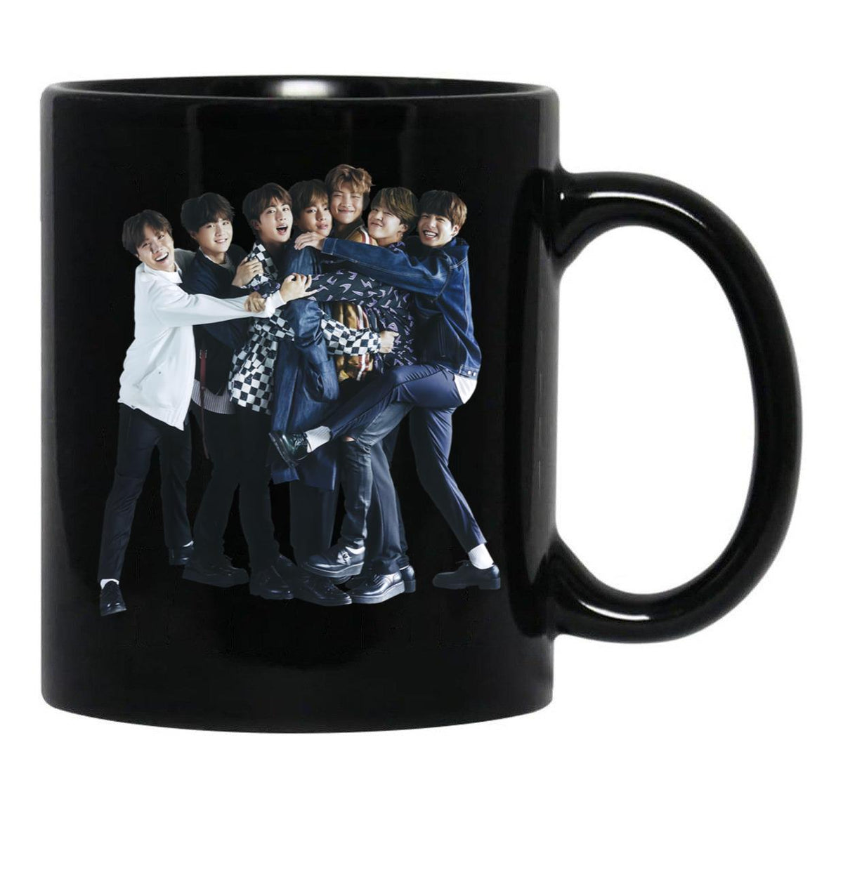 BTS Black Coffee Mug, Gift Coffee Mug - Black