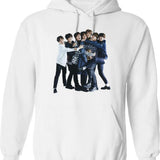 BTS Graphic Pullover Hoodie - White