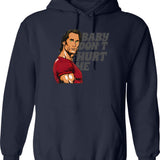 Baby Don't Hurt Me Funny T-shirticonic Meme Hoodie - Navy