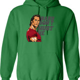 Baby Don't Hurt Me Funny T-shirticonic Meme Hoodie - Green