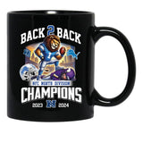 Back 2 Back Detroit 2024 North Champions Black Coffee Mug, Gift Coffee Mug - Black