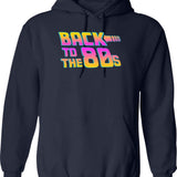 Back To The 80s - Costume Fancy Dress Party Idea Halloween (1) Hoodie - Navy