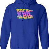 Back To The 80s - Costume Fancy Dress Party Idea Halloween (1) Hoodie - Blue