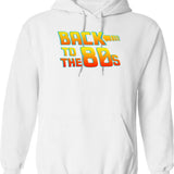 Back To The 80s - Costume Fancy Dress Party Idea Halloween Hoodie - White