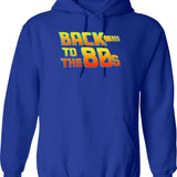 Back To The 80s - Costume Fancy Dress Party Idea Halloween Hoodie - Blue