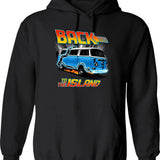 Back To The Island Spoof Hoodie - Retro Graphic Pullover Hoodie for Men & Women - Black