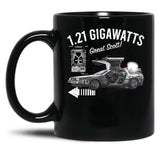 Back to The Future 1 Black Coffee Mug, Gift Coffee Mug