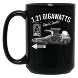 Back to The Future 1 Black Coffee Mug, Gift Coffee Mug - Black