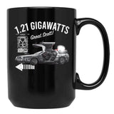 Back to The Future 1 Black Coffee Mug, Gift Coffee Mug