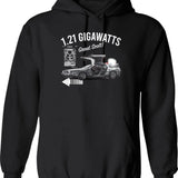 Back to The Future 1 Graphic Pullover Hoodie - Black