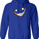 Backroom_S Smiler Graphic Pullover Hoodie - Blue
