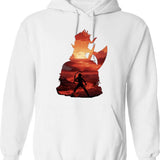 Baldurs Gate 3 - Karlach Negative Illusion Classic Graphic Pullover Hoodie - White