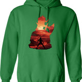 Baldurs Gate 3 - Karlach Negative Illusion Classic Graphic Pullover Hoodie - Green