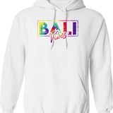 Bali Hoodie - Retro Graphic Pullover Hoodie for Men & Women - White