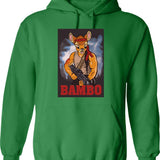 Bambo Hoodie - Retro Graphic Pullover Hoodie for Men & Women - Green