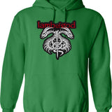Band Rock Lamb Hoodie - Retro Graphic Pullover Hoodie for Men & Women - Green