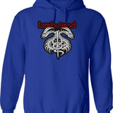 Band Rock Lamb Hoodie - Retro Graphic Pullover Hoodie for Men & Women - Blue