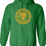 Banzai Institute Hoodie - Retro Graphic Pullover Hoodie for Men & Women - Green