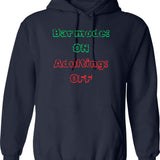 Bar Mode On Adulting Off Drinking Humor Hoodie - Navy