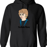 Barbara Waltersa Fan Art Hoodie - Retro Graphic Pullover Hoodie for Men & Women - Black