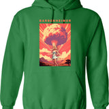Barbenheimer 2023 (3) Hoodie - Retro Graphic Pullover Hoodie for Men & Women - Green