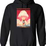 Barbenheimer 2023 Hoodie - Retro Graphic Pullover Hoodie for Men & Women - Black