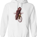 Barnabus Hoodie - Retro Graphic Pullover Hoodie for Men & Women - White