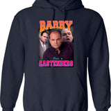 Barry From Eastenders (1) Hoodie - Retro Graphic Pullover Hoodie for Men & Women - Navy
