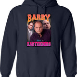 Barry From Eastenders Hoodie - Retro Graphic Pullover Hoodie for Men & Women - Navy