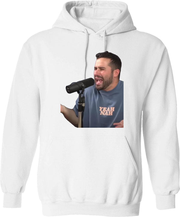 Basement Yard Graphic Pullover Hoodie - White