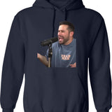 Basement Yard Graphic Pullover Hoodie - Navy
