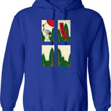 Battle Of Flowers(hanafudahwatu) - January Package Hoodie - Blue