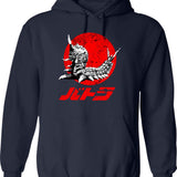 Battra Kaiju Graphic Pullover Hoodie - Navy