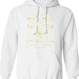 Bay City Beavers - Michigan Hoodie - Retro Graphic Pullover Hoodie for Men & Women - White