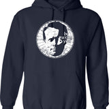Be Seeing You Ii Graphic Pullover Hoodie - Navy