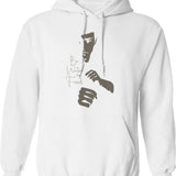 Be Water My Friend - Hoodie - Retro Graphic Pullover Hoodie for Men & Women - White