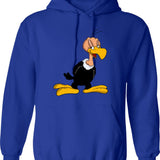 Beaky Hoodie - Retro Graphic Pullover Hoodie for Men & Women - Blue