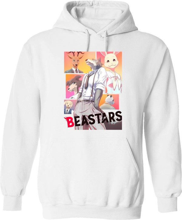 Beastars Family Graphic Pullover Hoodie - White