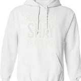 Because Im Shay Thats Why Funny Personalized Name Hoodie - White