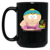 Beefcake 4000 Black Coffee Mug, Gift Coffee Mug - Black