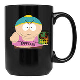 Beefcake 4000 Black Coffee Mug, Gift Coffee Mug