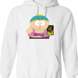 Beefcake 4000 Graphic Pullover Hoodie - White