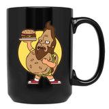 Beefsquatch Big Boy Black Coffee Mug, Gift Coffee Mug