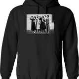 Beer Drinkers Hoodie - Retro Graphic Pullover Hoodie for Men & Women - Black