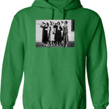Beer Drinkers Hoodie - Retro Graphic Pullover Hoodie for Men & Women - Green
